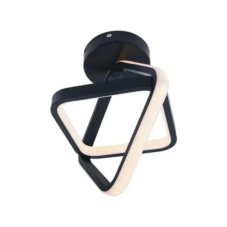 Alessandro Design Vertex Cubus lustră LED 13W neagră