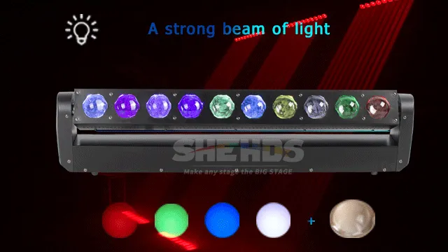Shehds 10x40W RGBW 4in1 moving head wash beam
