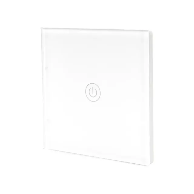 Alessandro Design intrerupator tactil alb sticla