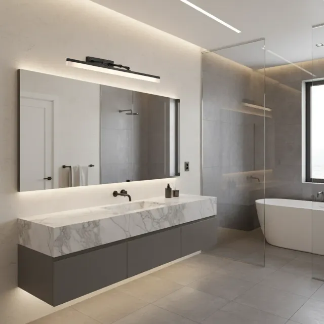 Alessandro Design Malawi aplica LED liniara 6W neagra 3 culori