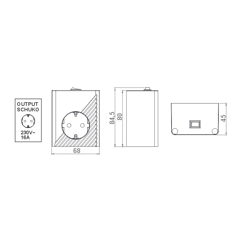 Furnika Mini Box 230V driver LED compact