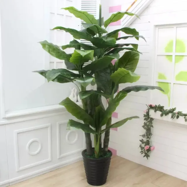 Alessandro Design bananier artificial 180 cm 4 ramuri verde fara ghiveci