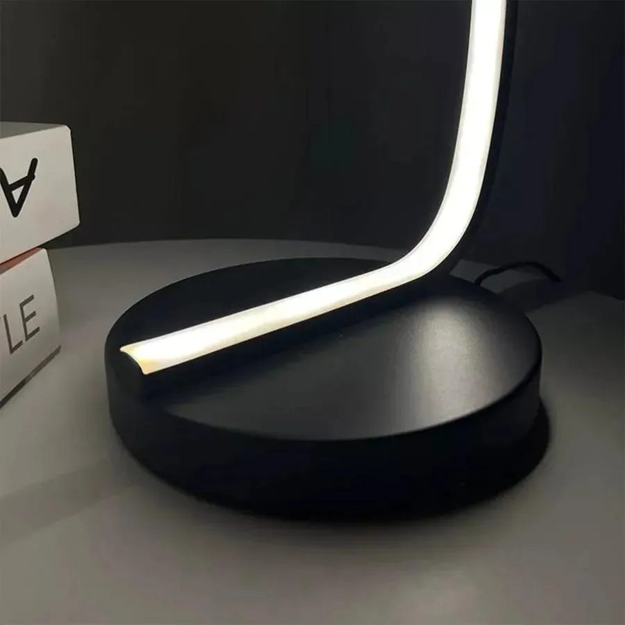 Alessandro Design Nemesis veioza LED neagra 14W 3 culori