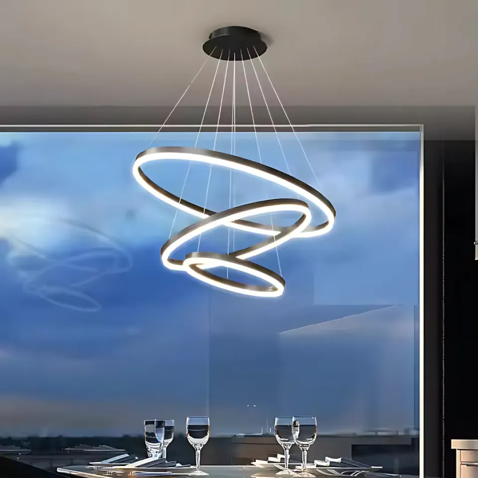 Alessandro Design PAGANO lustra LED 95W neagra 49cm
