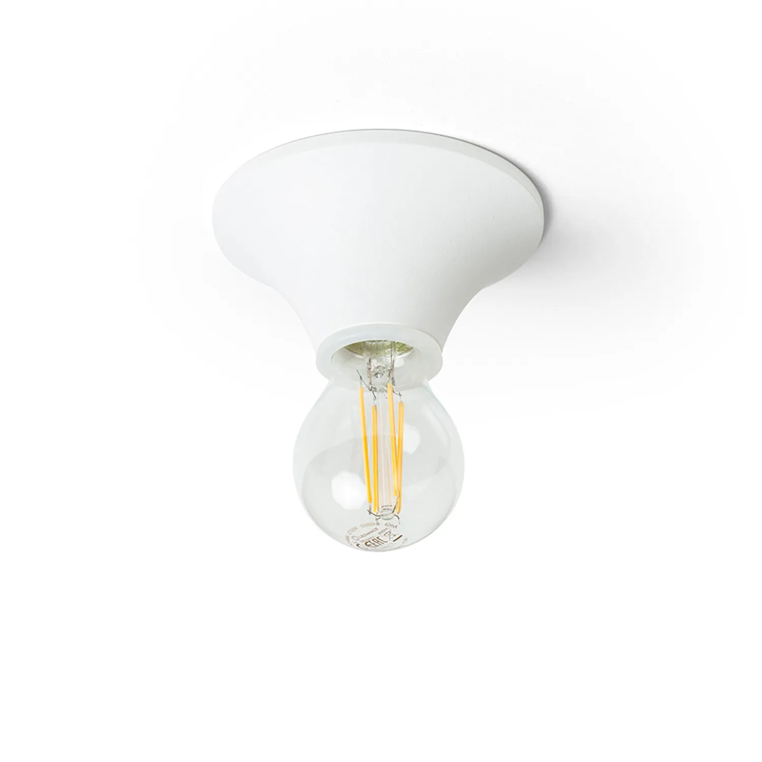 Rendl Light Studio Boy soclu plafon negru plastic E27