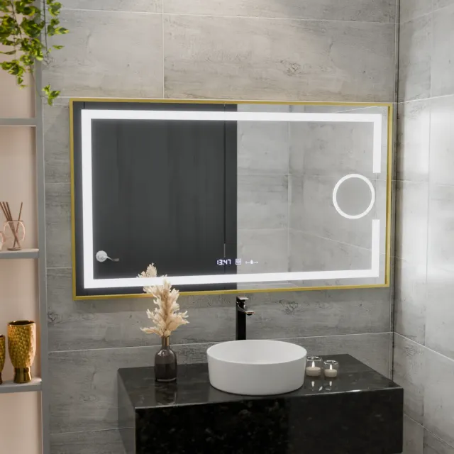 Alessandro Design Eclat MotionGlow Marcello oglinda LED 120x80 lupa