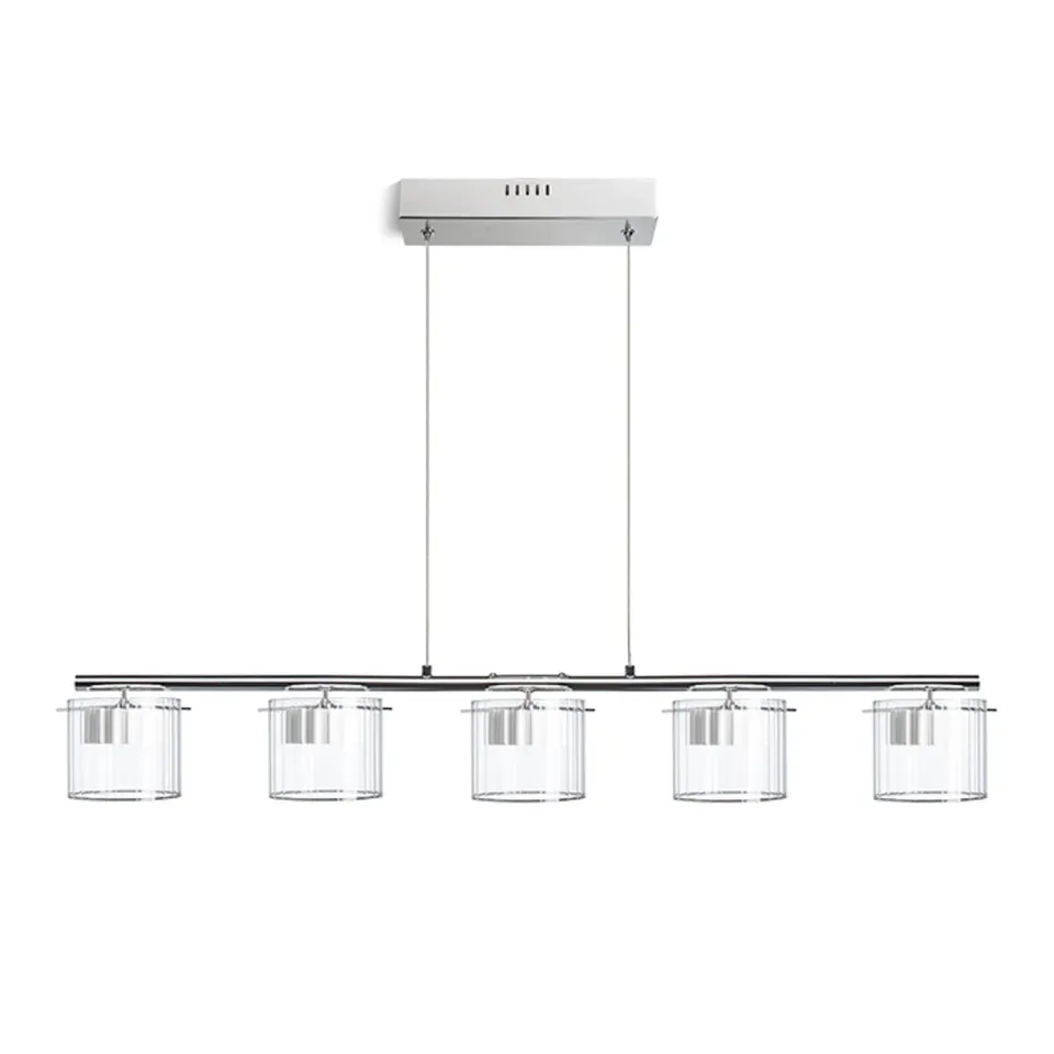 Rendl Light Studio Estra V pendul LED alb 5 reflectoare